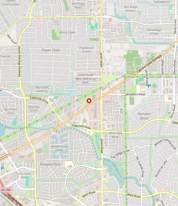 Map showing Autism Testing 4 Kids (AT4K) Houston in houston, TX