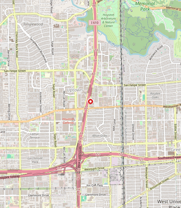Map showing Houston ABA Center - In Home ABA Therapy For Kids with Autism in houston, TX