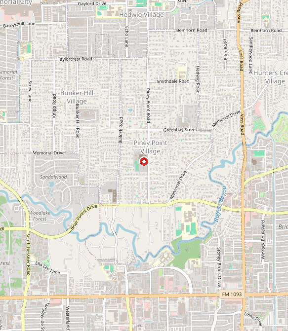 Map showing Social Motion in houston, TX