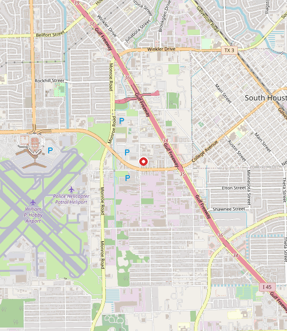Map showing Special Kids, Incorporated (SKI) in houston, TX