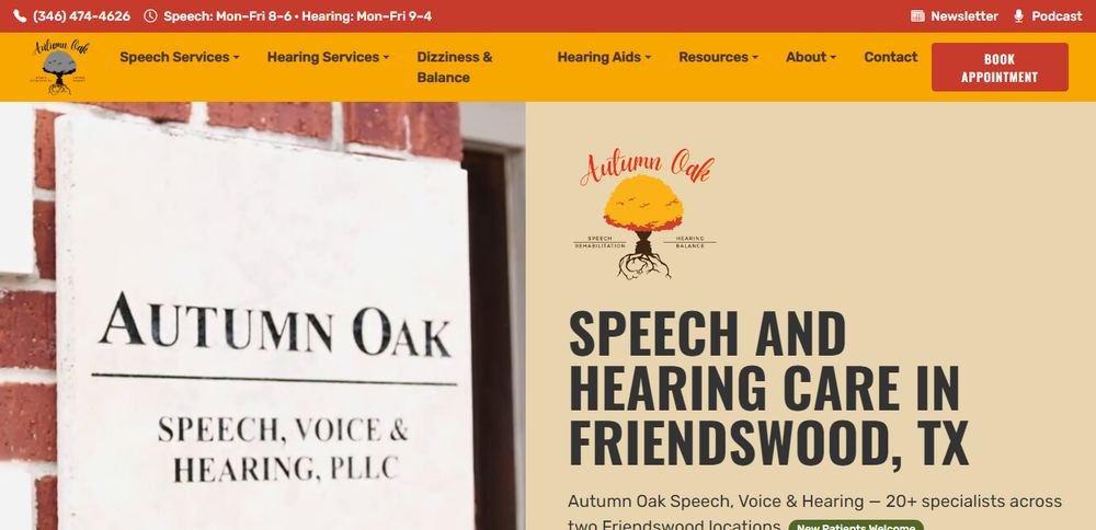 Autumn Oak Speech Voice & Hearing