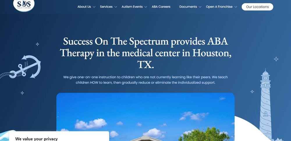 Homepage of Success On The Spectrum