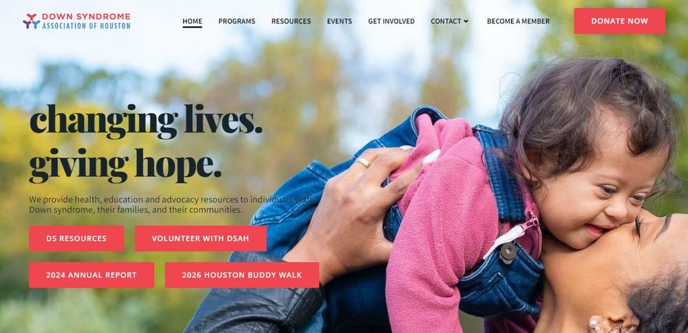 Homepage of The Down Syndrome Association of Houston